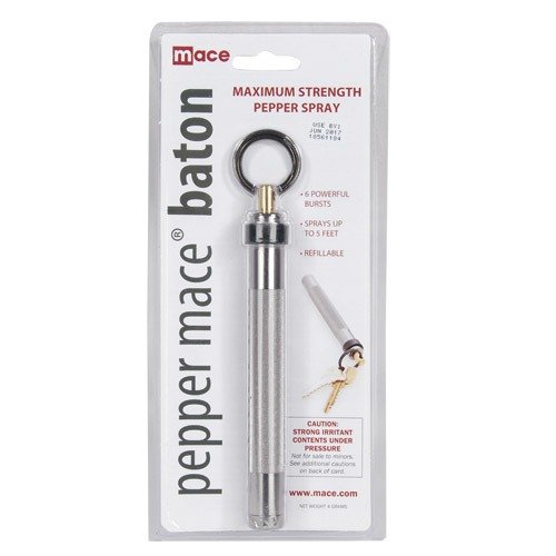 Mace Pepper Baton - Pewter
