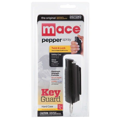 Mace Pepper Spray Hard Case - Black