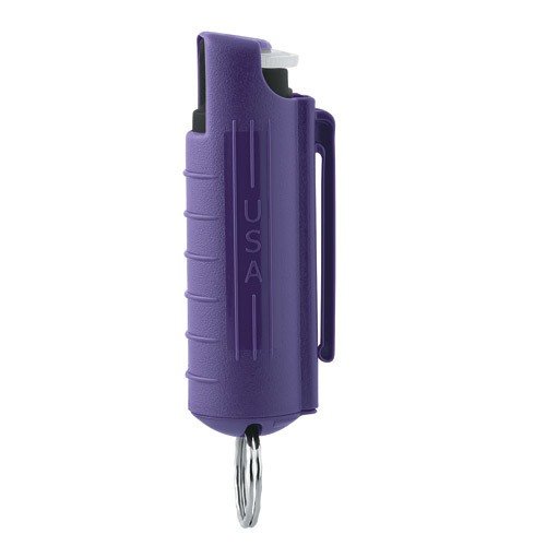 Mace Pepper Spray Hard Case - Purple