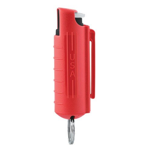 Mace Pepper Spray Hard Case - Red