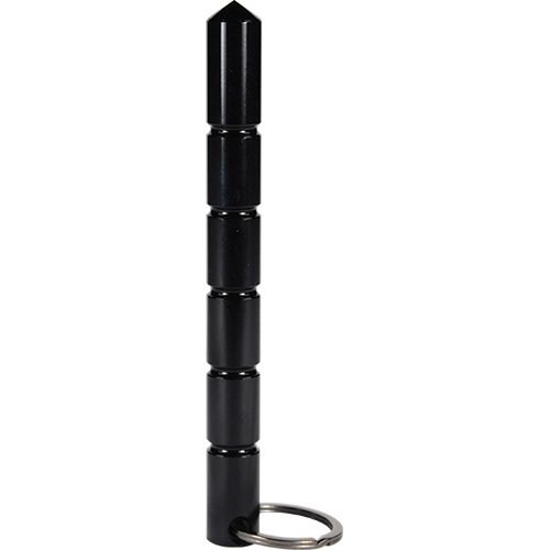 Solid Steel Keychain Kubotan  Black
