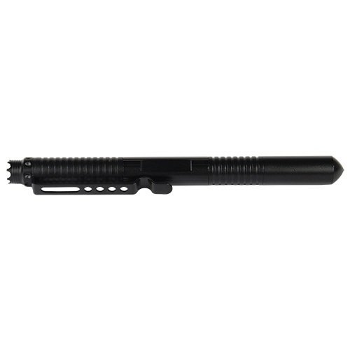 Tactical Black Crown Tip, Screw Cap Pen with Refill