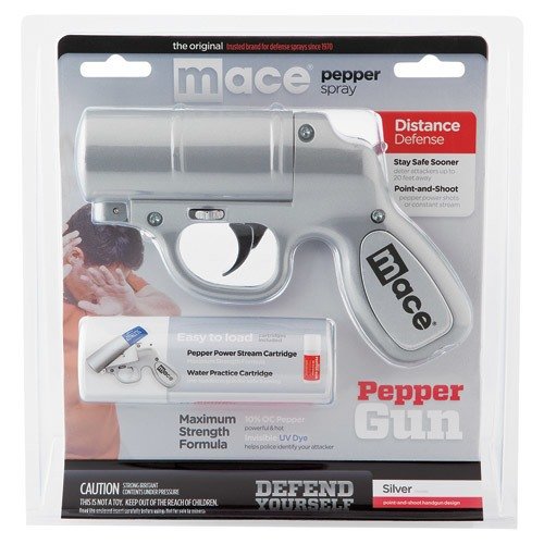 Silver Mace Pepper Gun