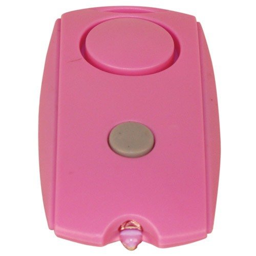 Mini Personal Alarm with Keychain, LED flashlight, and Belt Clip