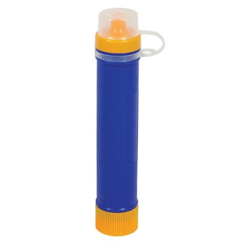 Portable water filter straw
