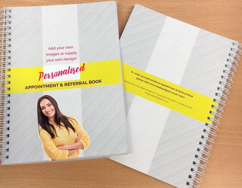 Personalised APPOINTMENT & REFERRAL BOOK (Qty 20)