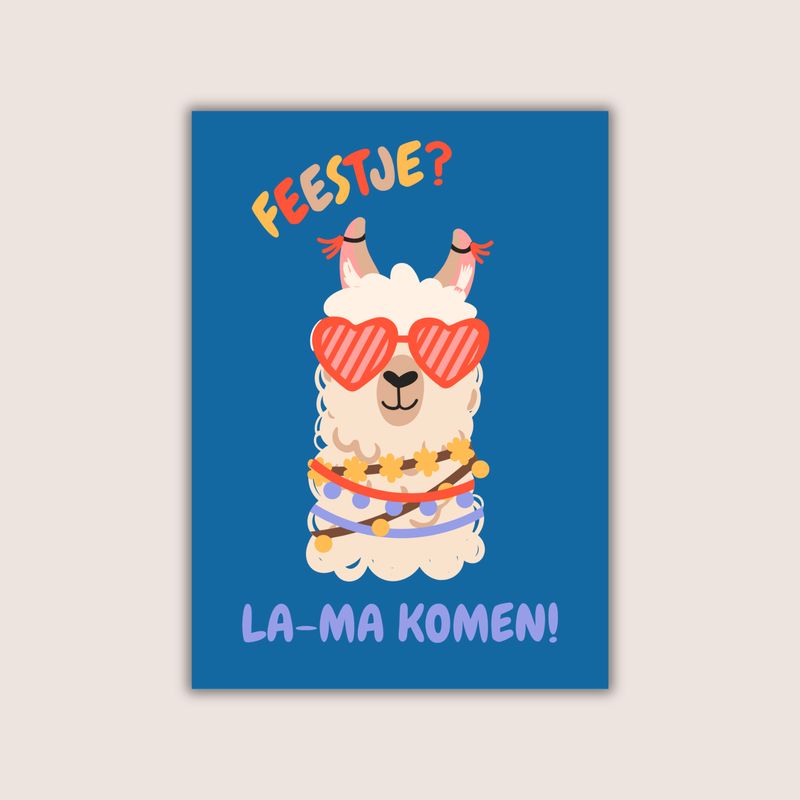 Feestje? La-ma komen