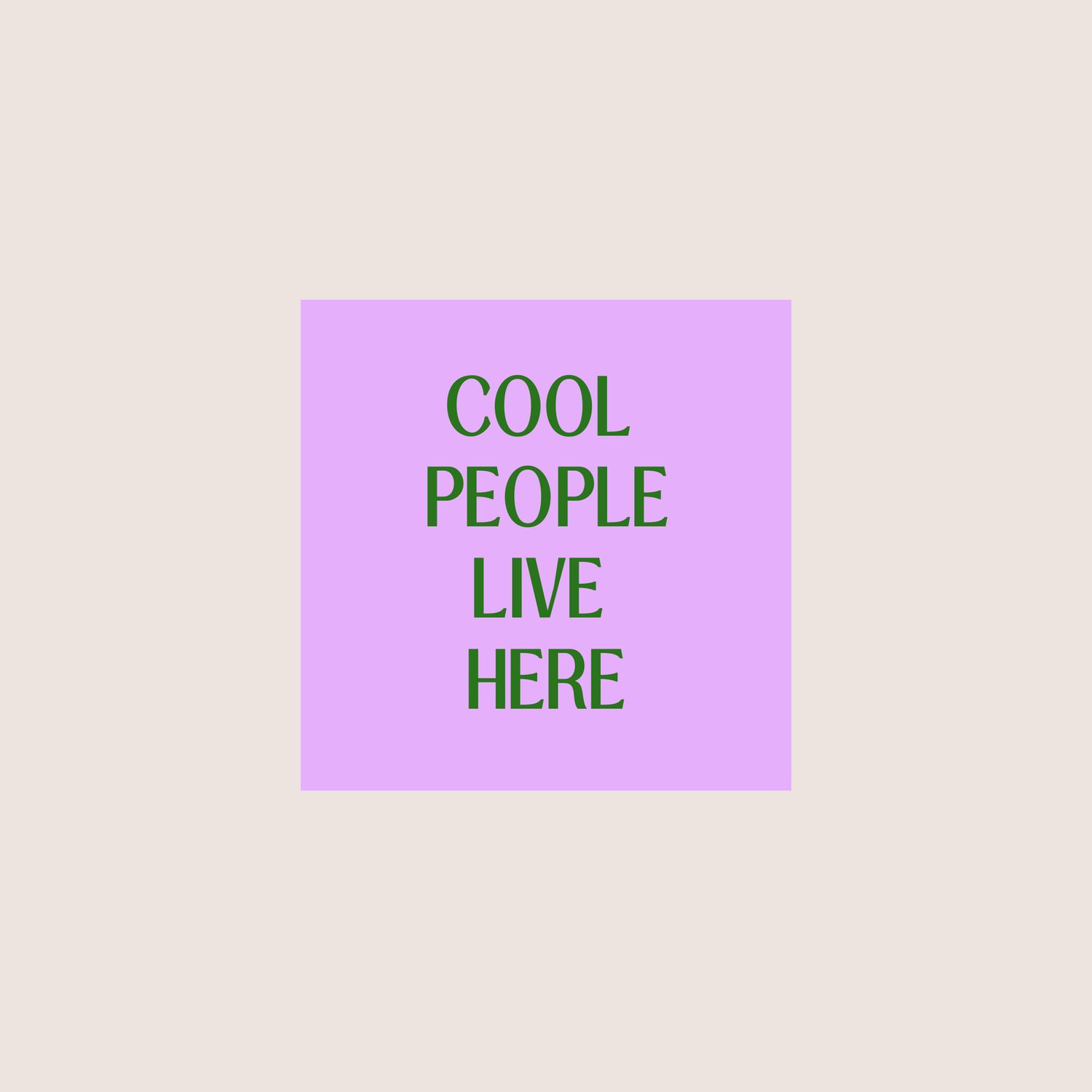 Cool people