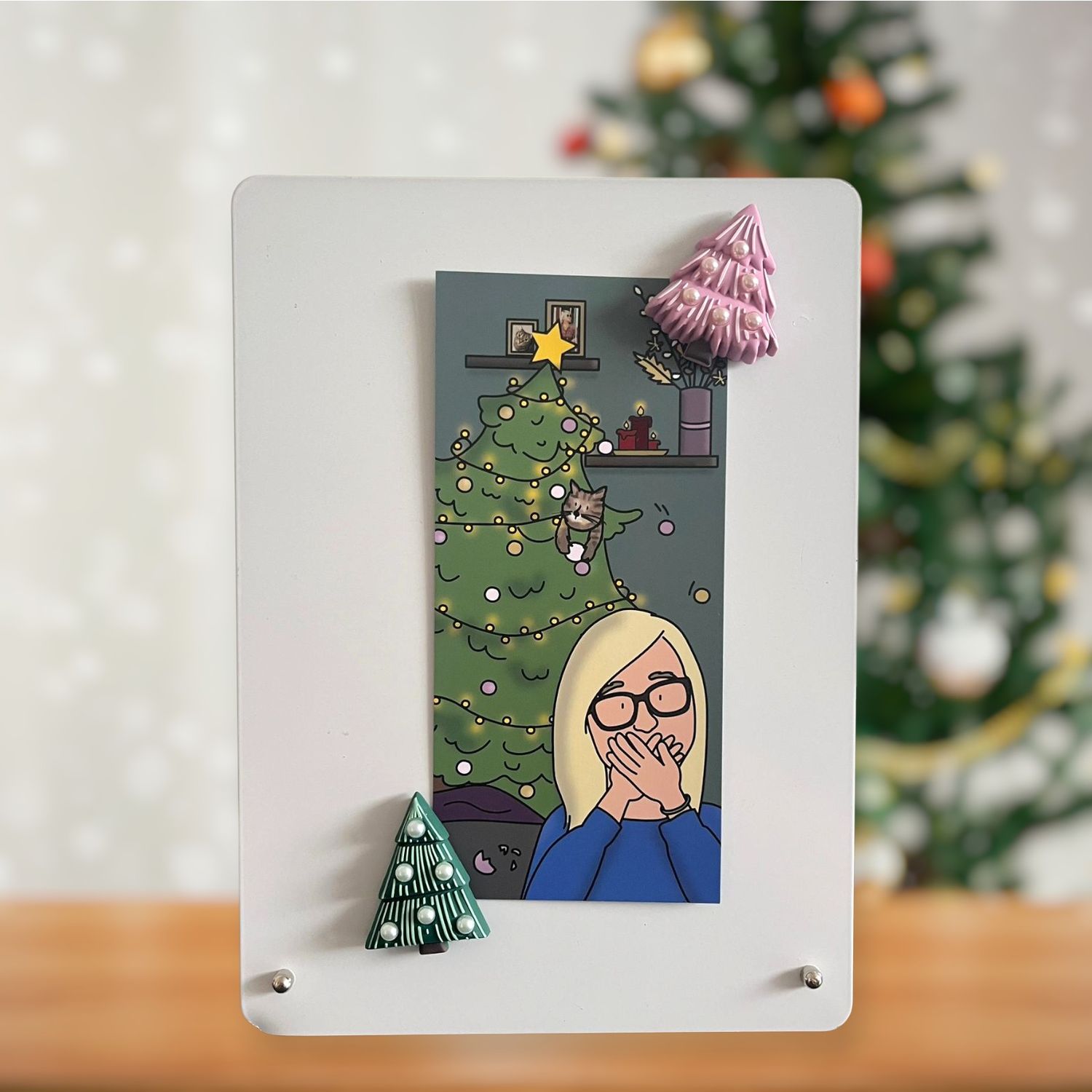 Kerstbomen met parels