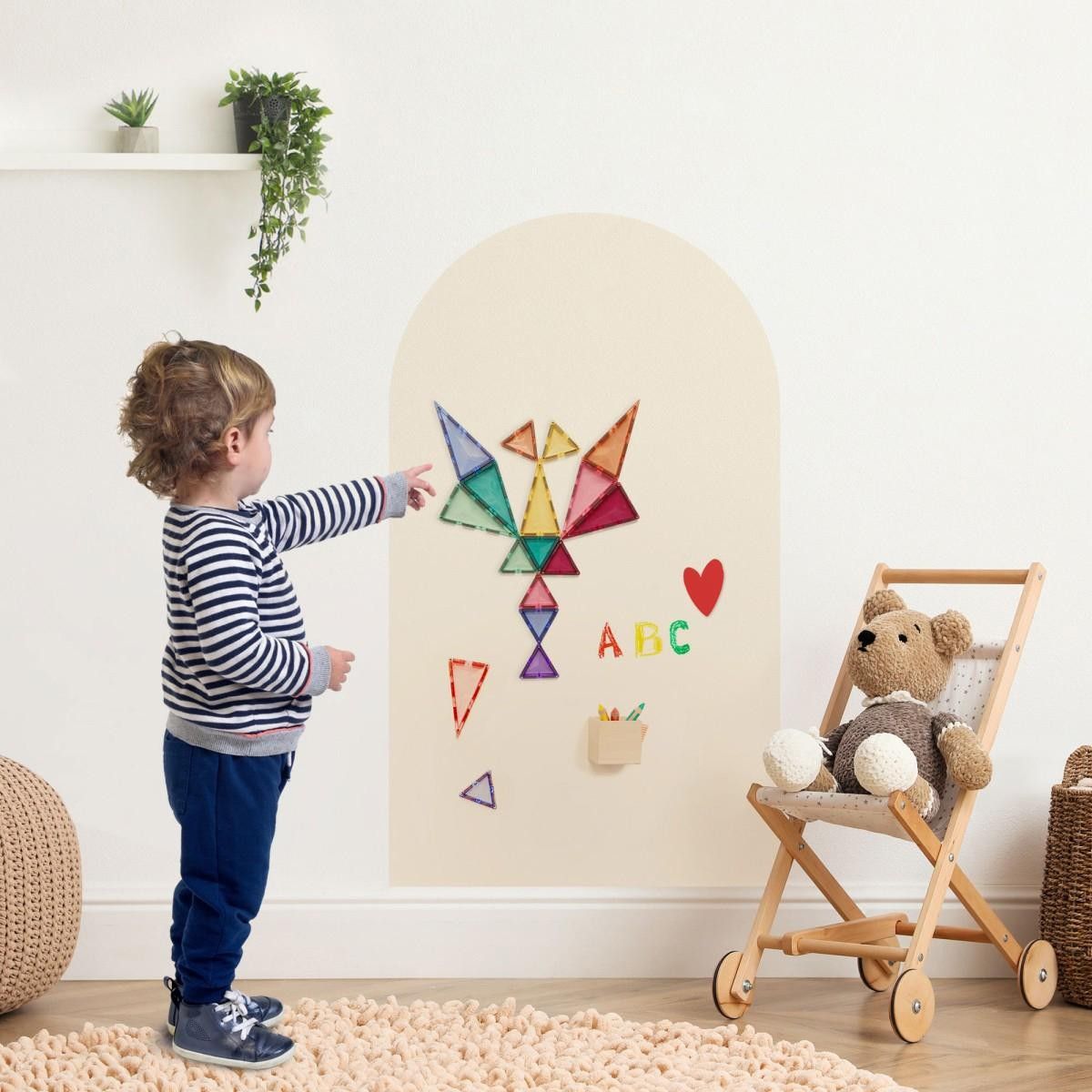 Magneetsticker arcade - zand