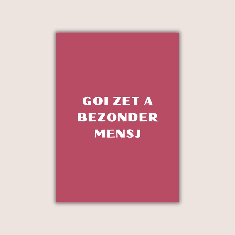 Bezonder mensj