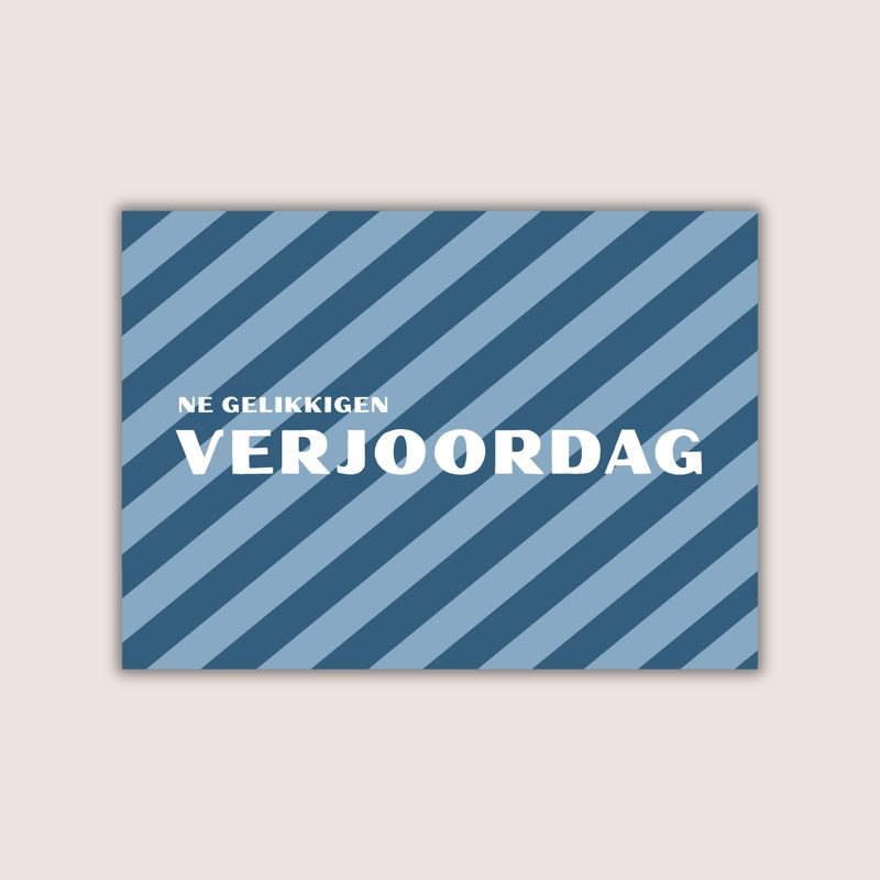 Gelikkigen verjoordag
