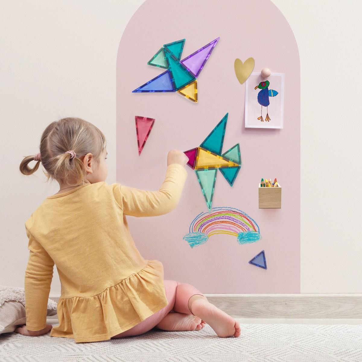 Magneetsticker arcade - roze