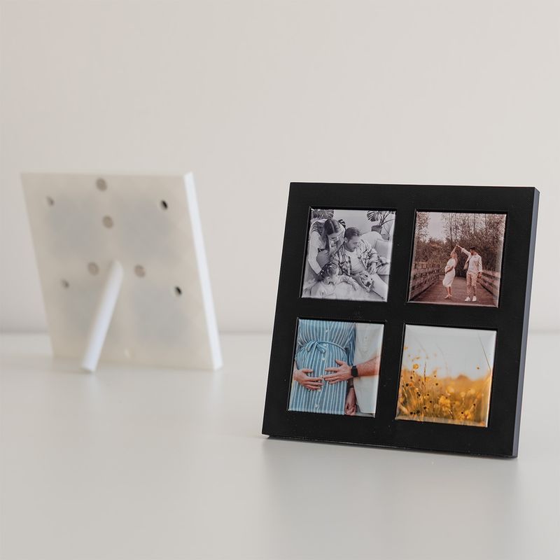 Magneetbord + 4 fotomagneten