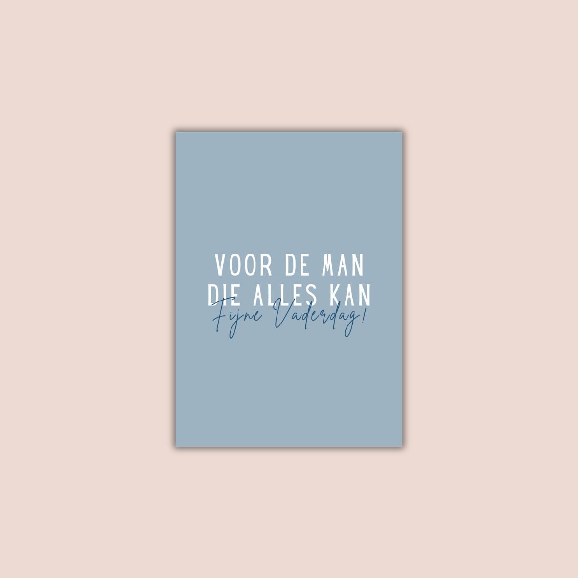 Voor de man die alles kan