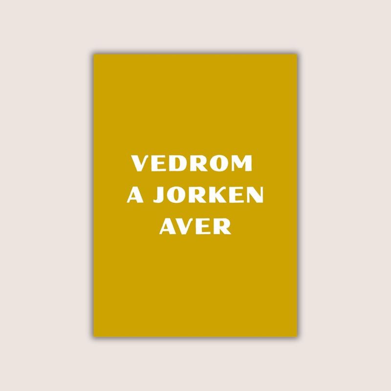 Vedrom a jorken aver