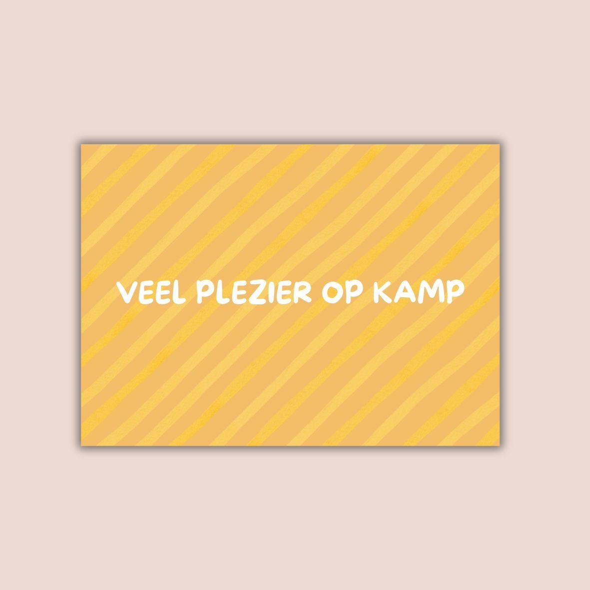 Veel plezier op kamp!
