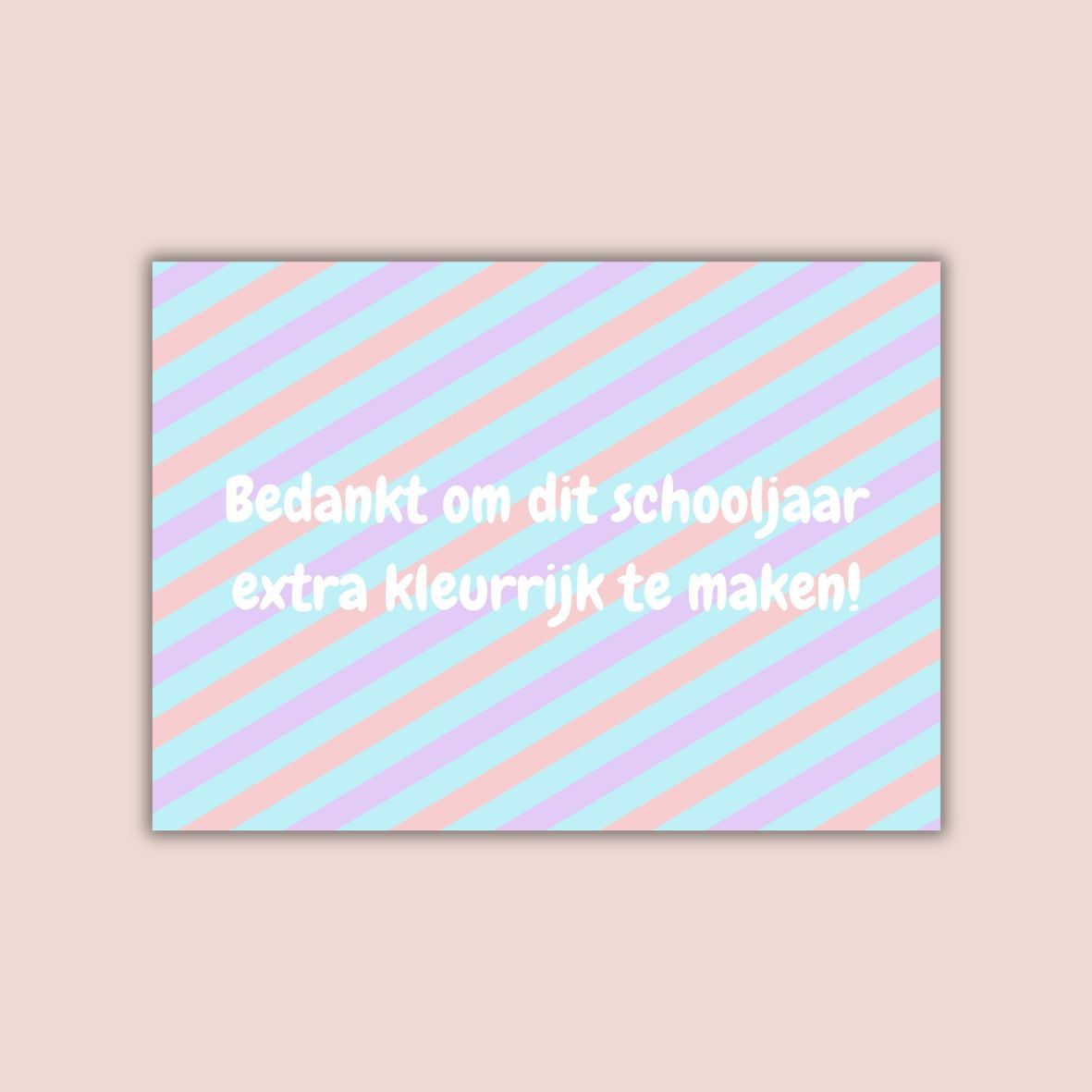 Kleurrijk schooljaar