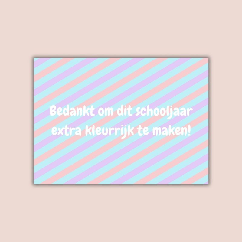 Kleurrijk schooljaar