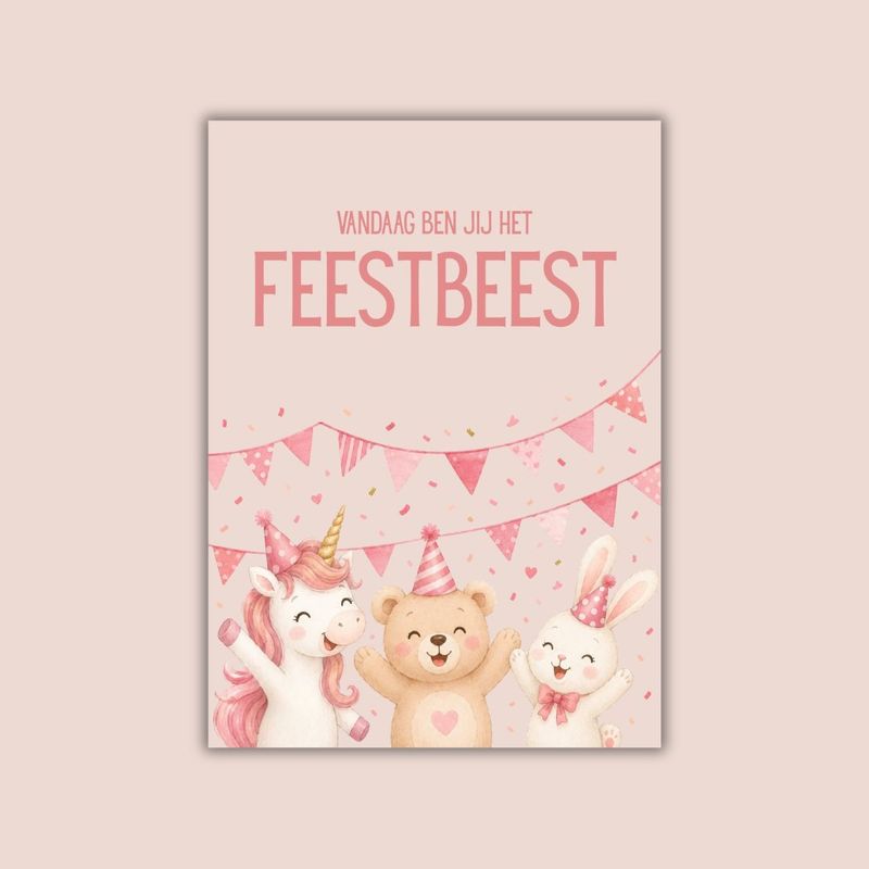 Feestbeest - Roze