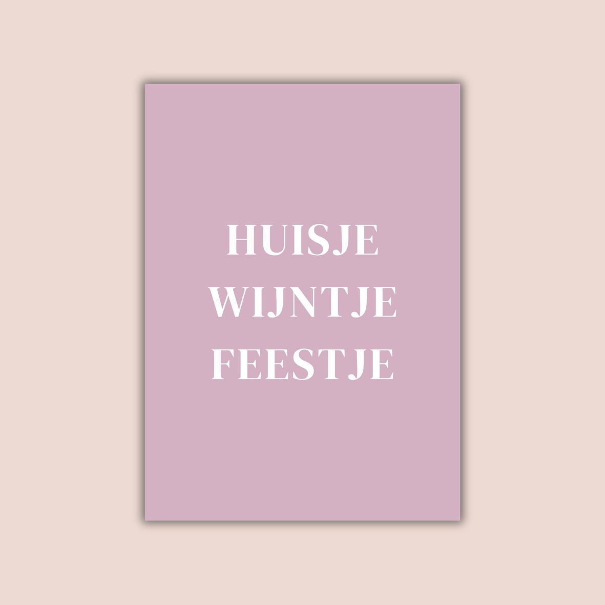 Huisje wijntje feestje