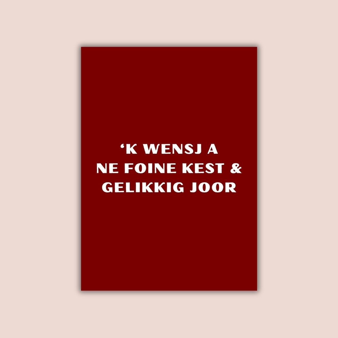 Foine kest &amp; gelikkig joor