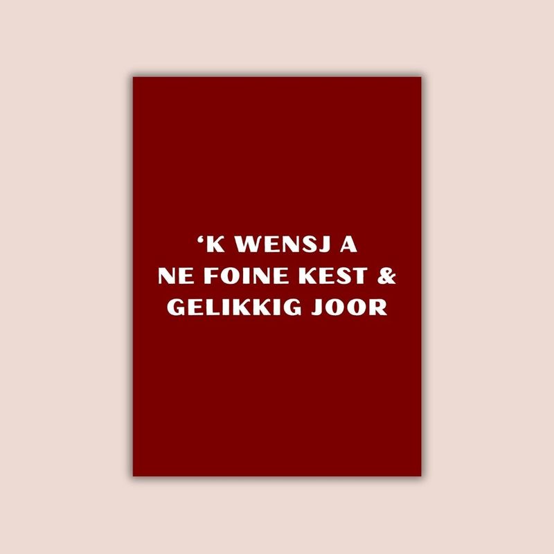 Foine kest &amp; gelikkig joor