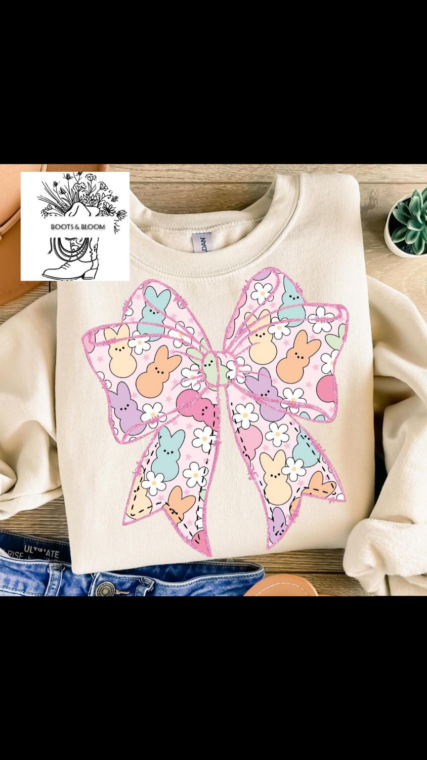 Bow with Peeps CREW (Sand)