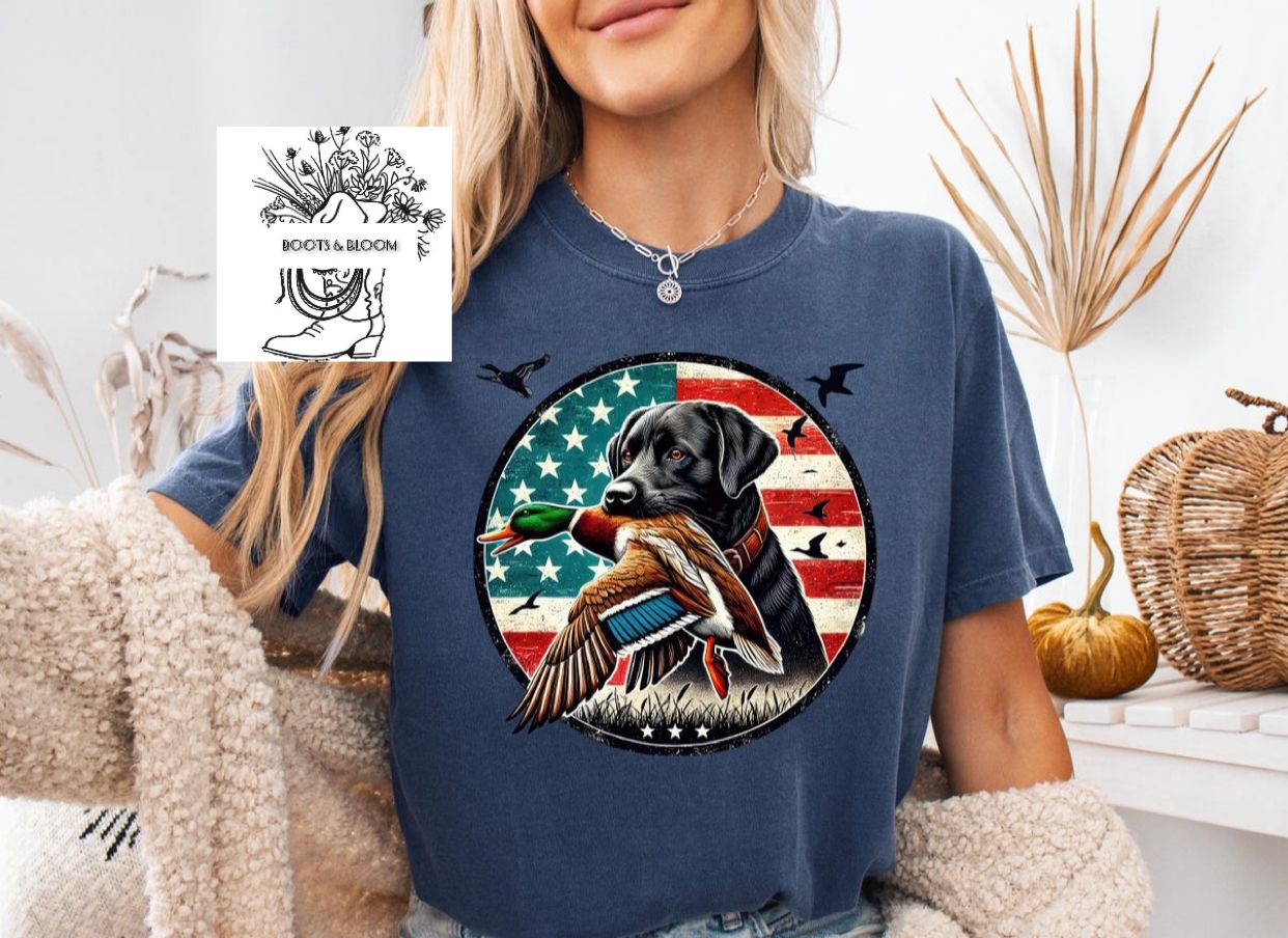 American Hunting Dog TEE (Midnight)