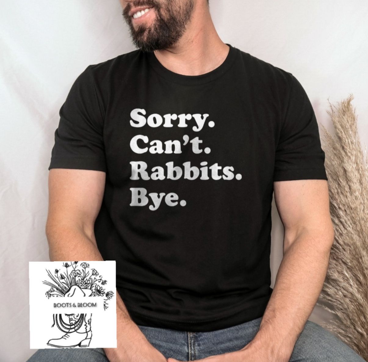 Sorry Can't TEE (Black)
