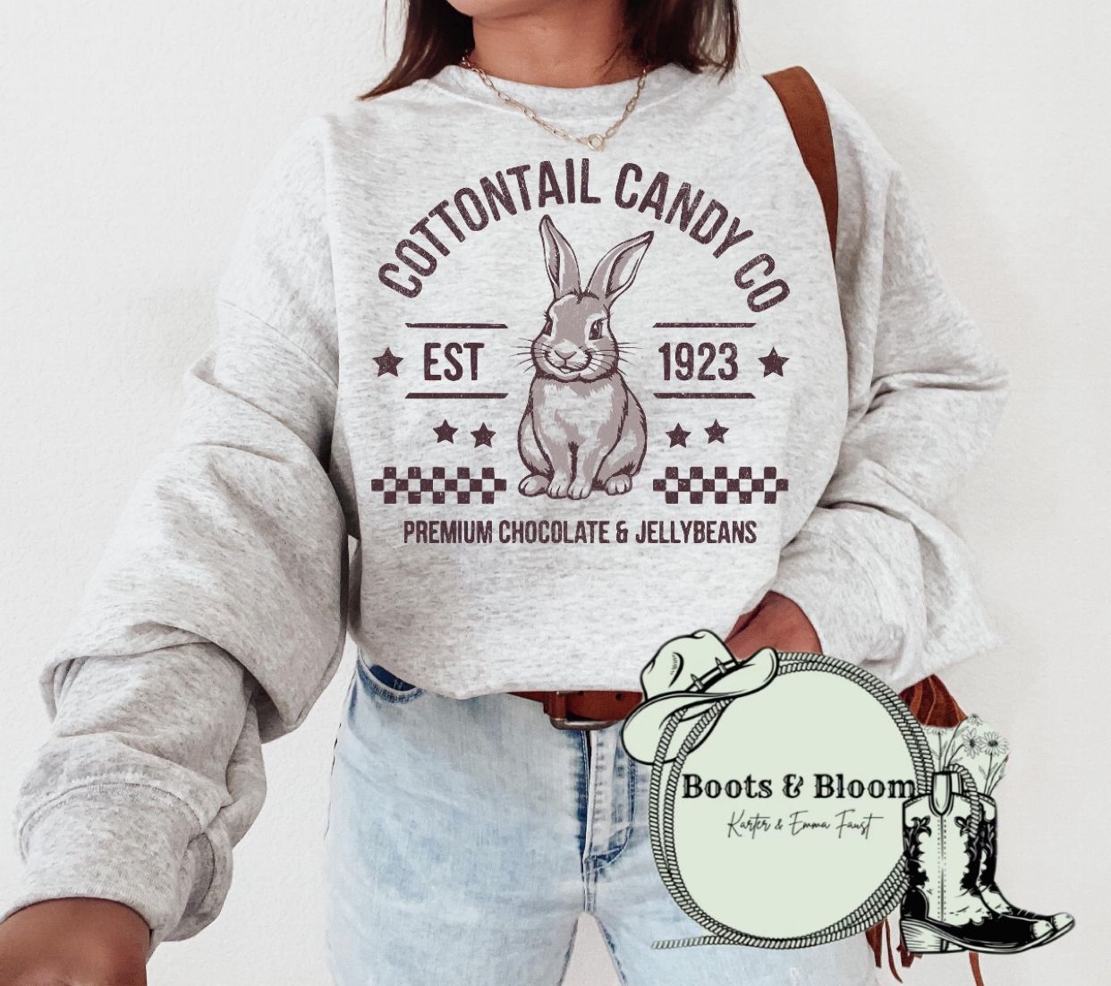 Cottontail Bunny CREW (Sport Grey)
