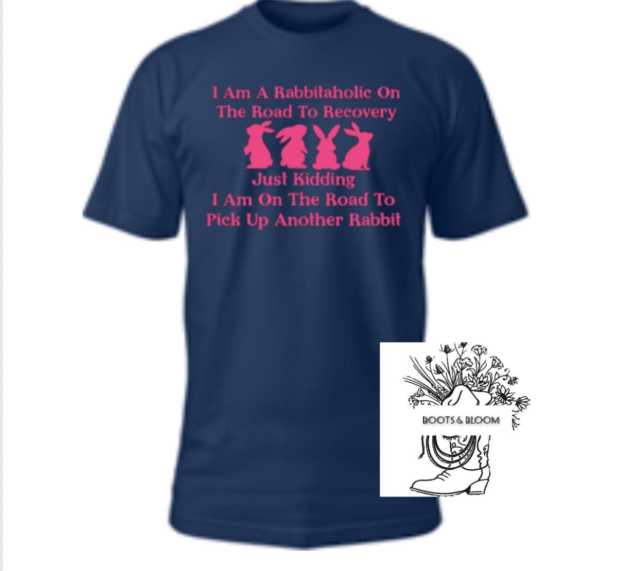 Rabbitaholic Bunny TEE