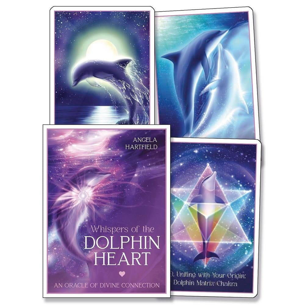 Whispers of the Dolphin Heart Oracle by Angela Hartfield, Ekaterina Golovanova, SKU LW2347, UPC 700…