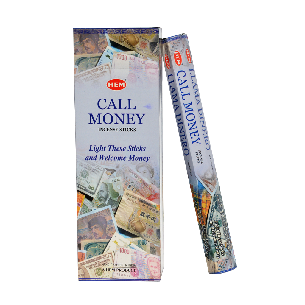 16&quot; Call Money Jumbo Hem Incense Sticks (6 Pack Case - 10 Sticks Each Pack), SKU C01-03-hem-jumbo-C…
