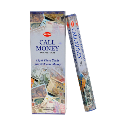 16&quot; Call Money Jumbo Hem Incense Sticks (6 Pack Case - 10 Sticks Each Pack), SKU C01-03-hem-jumbo-C…