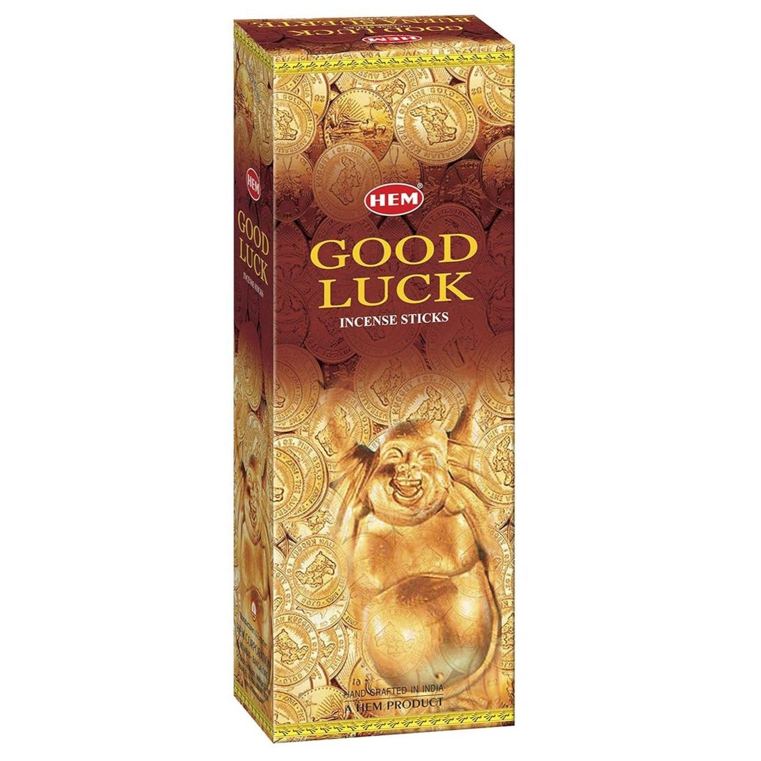 16&quot; Good Luck Jumbo Hem Incense Sticks (6 Pack Case - 10 Sticks Each Pack), SKU C01-03-Hem Jumbo-GU…