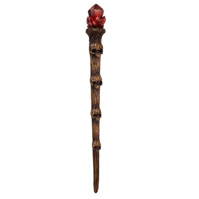 9.5&quot; Mystical Wand - Skull Crystal, SKU PG-15658, UPC 700317387428