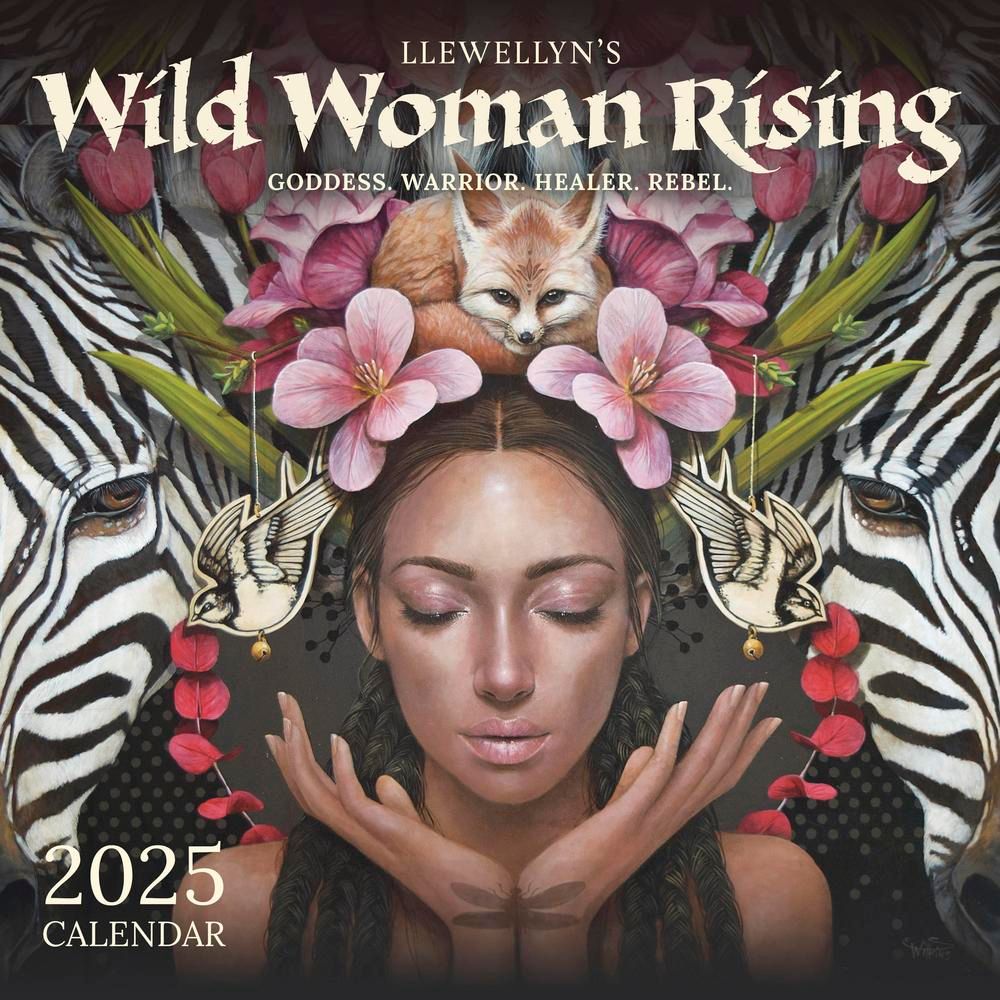 Llewellyn&#39;s 2025 Wild Woman Rising Calendar by Sophie Wilkins, Angi Sullins, SKU LW2280, UPC 700317…