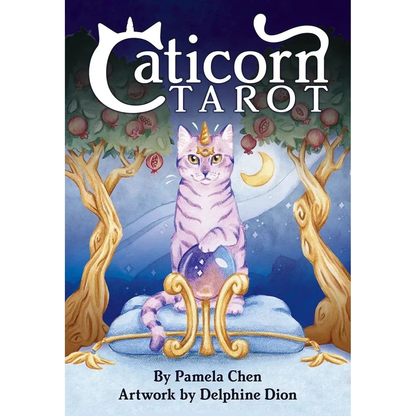 Caticorn Tarot by Pamela Chen, Delphine Dion, SKU UG-CRN78, UPC 700317396154