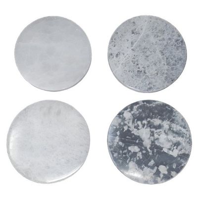 3&quot; Selenite Charging Plate / Altar Tile - Polished Circle / Moon, SKU L03-41-SEL-Plain-3-1, UPC 700…