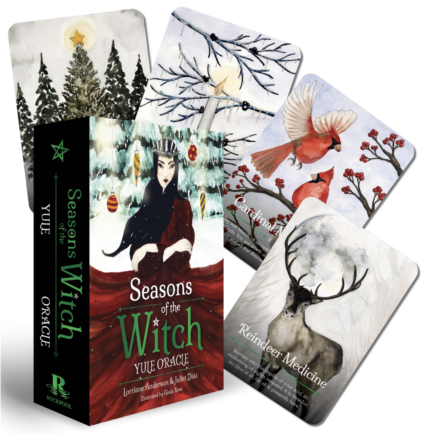 Seasons of the Witch: Yule Oracle by Juliet Diaz, Lorriane Anderson (Signed Copy), SKU RP-191, UPC …