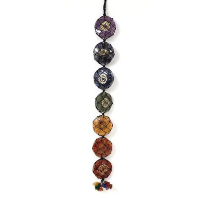 12&quot; Orgone 7 Chakra Wall Hanging Decor, SKU WH-D, UPC 700317309659