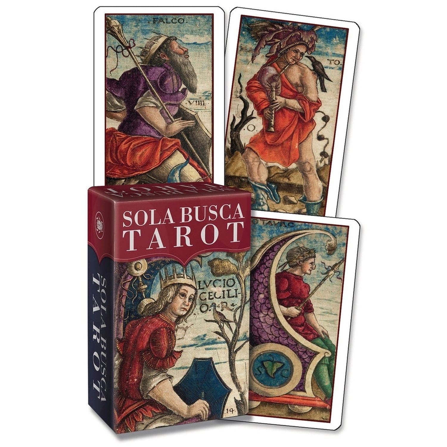 Sola Busca Tarot Mini by Lo Scarabeo, SKU LW2256, UPC 700317378693