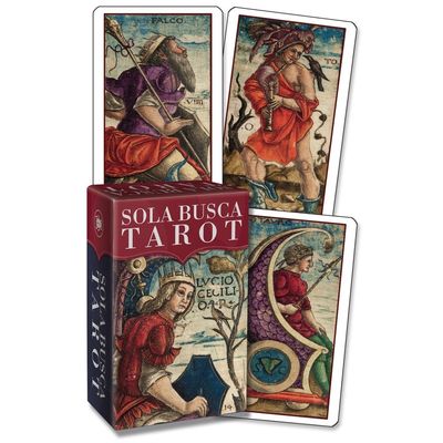 Sola Busca Tarot Mini by Lo Scarabeo, SKU LW2256, UPC 700317378693