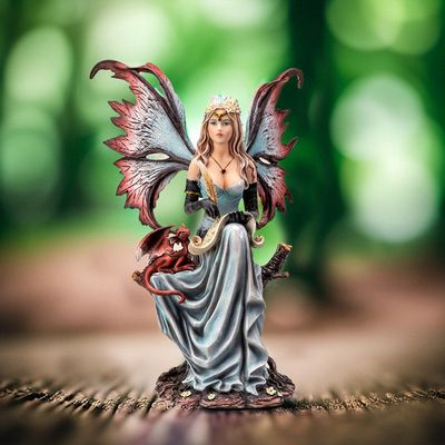 12.2&quot; Fairy Dragon Statue, SKU PG-15558, UPC 700317312963