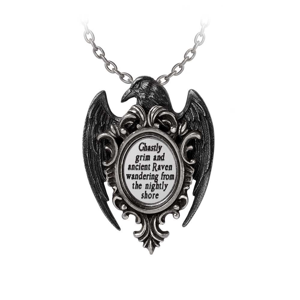 Quoth the Raven Pendant, SKU AL-P958, UPC 700317385028