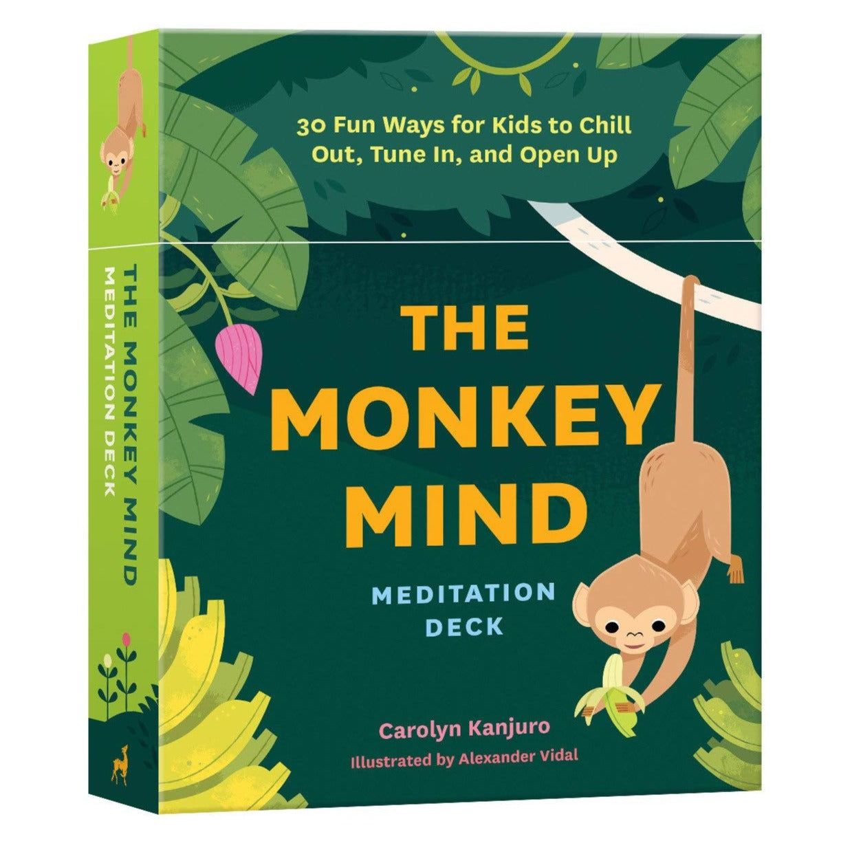 The Monkey Mind Meditation Deck by Carolyn Kanjuro, Alexander Vidal, SKU PH-392, UPC 700317352440