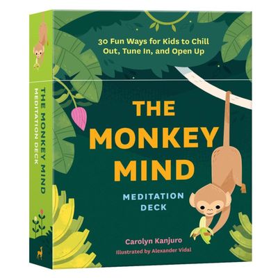 The Monkey Mind Meditation Deck by Carolyn Kanjuro, Alexander Vidal, SKU PH-392, UPC 700317352440