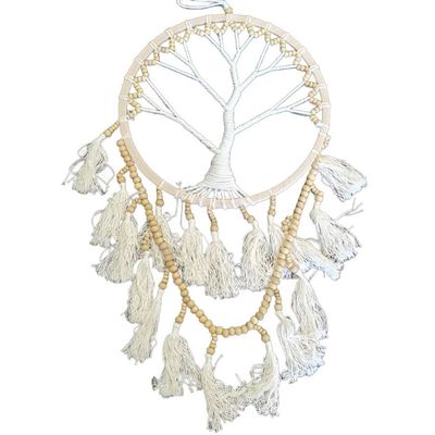 36&quot; Dream Catcher - Tree of Life Macrame, SKU S01-DC84, UPC 700317375302