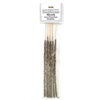 Artisan Handmade Resin &amp; Herb Incense Sticks - Frankincense &amp; Myrrh (6 Pack), SKU RI16, UPC 7003174…